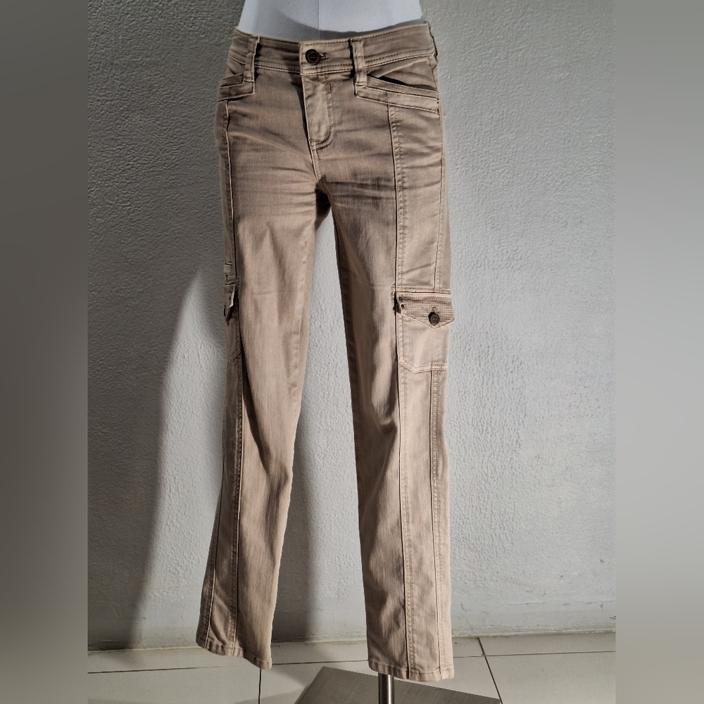 | WBHM | 0R waist band 25"  Beige Demin Ankle Pant